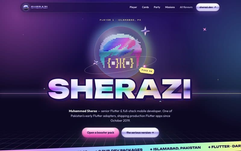 Holo Arcade — experimental version of this site