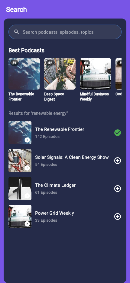 Aqute v2 — app screenshot
