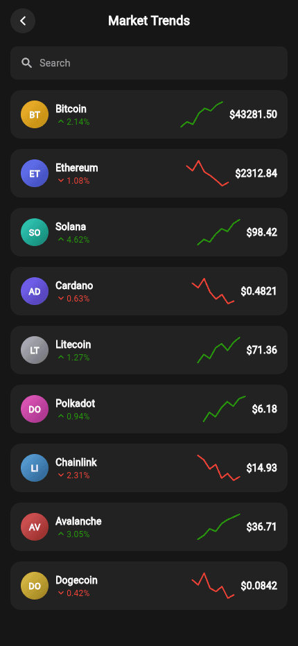 Fintech Wallet Apps — app screenshot