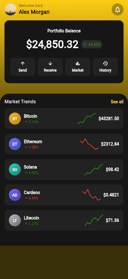 Fintech Wallet Apps — app screenshot