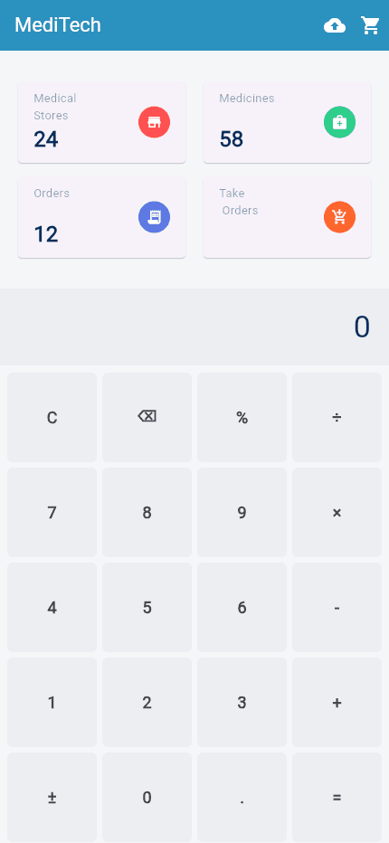 MediTech — app screenshot