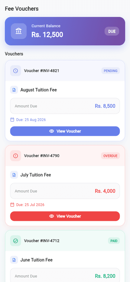 School Management Suite — app screenshot