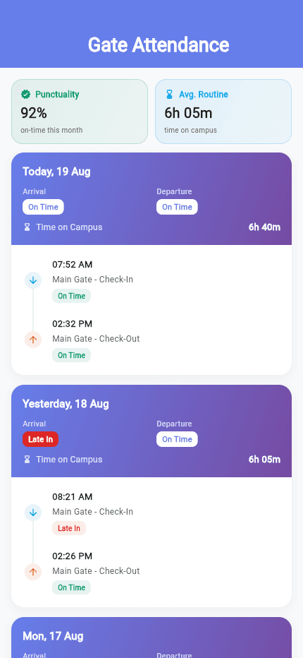 School Management Suite — app screenshot