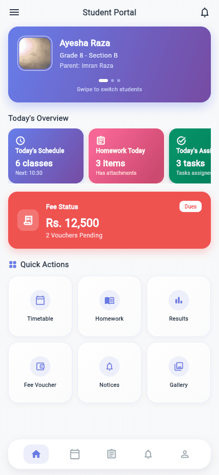 School Management Suite — app screenshot