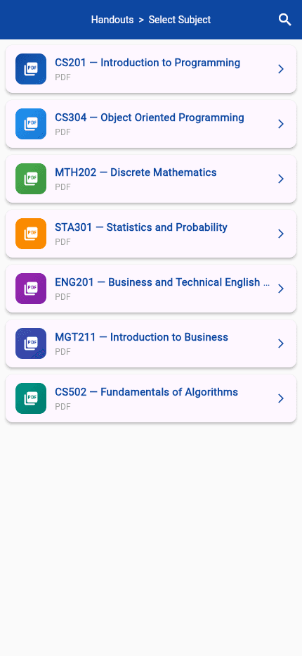 VU Helping Kit — app screenshot